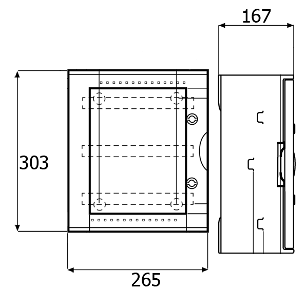Univerzální rozvodnice Pedro VTR 01 IP65